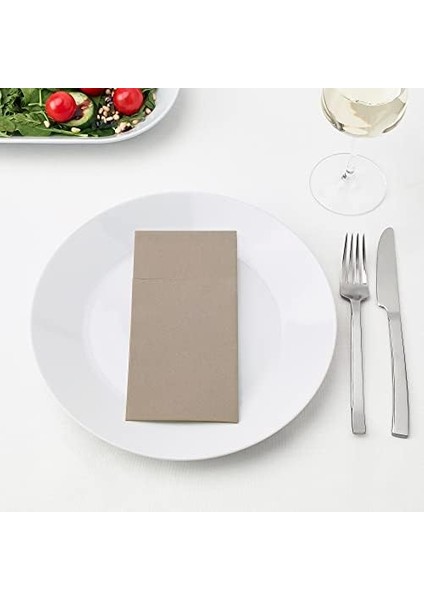 Ikea Mottaga Kağıt Peçete, 38X38 Cm, Bej modelleri