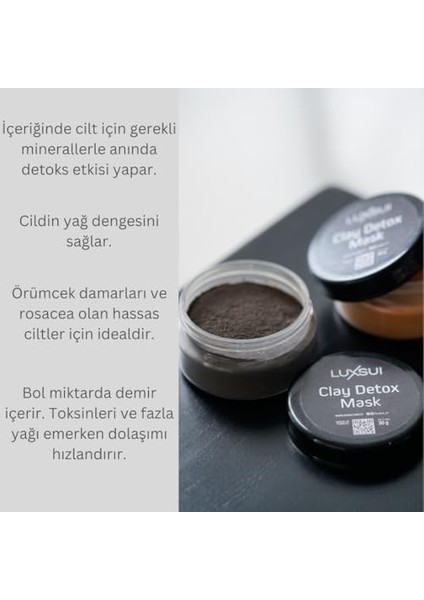 Luxsui Natural Shine Detoks Kil Maskesi 30 ml fiyatları
