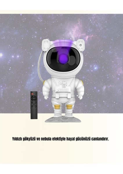 Ayarlanabilir Parlaklık ve Zamanlayıcı Modlu Astronot Lamba - CHT3394-4726 fırsatları