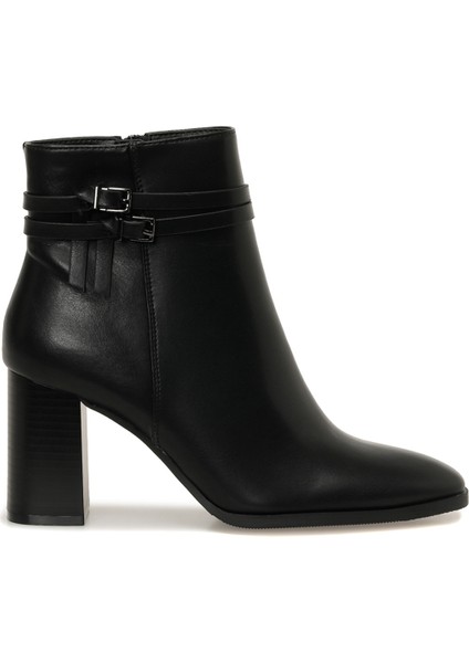 25K-8111 5pr Siyah Kadın Topuklu Bot