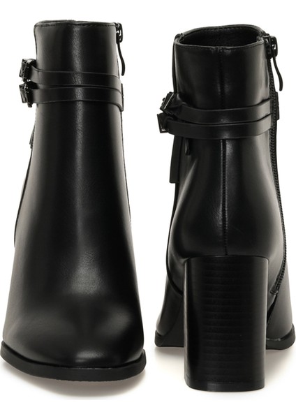 25K-8111 5pr Siyah Kadın Topuklu Bot indirimleri