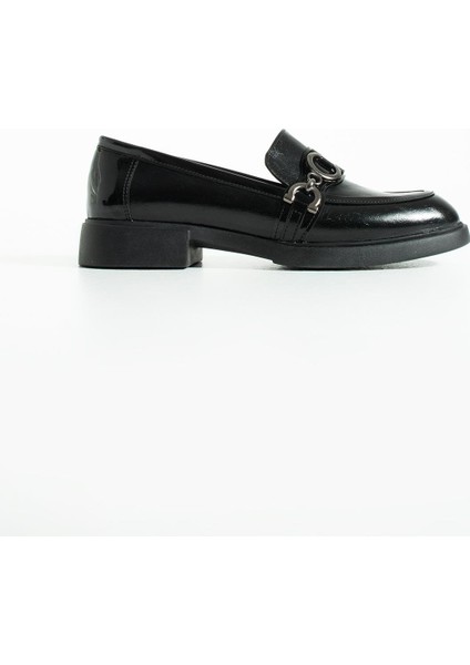 Kadın Toka Detaylı Günlük Loafer Teya - Siyah modelleri