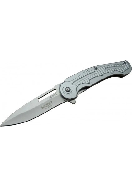 Eco Lounge Crkt Cr 0062 Gri Oluklu Kamp Çakı 17,5 cm - Otomatik, Kılıflı, Kutulu