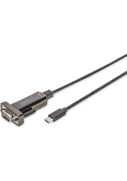 USB Seri Adaptör - RS232 Dönüştürücü - USB 2.0 Tip C - Dsub 9m - Ftdı FT232RL Yonga Seti - 1 M Bağlantı Kablosu