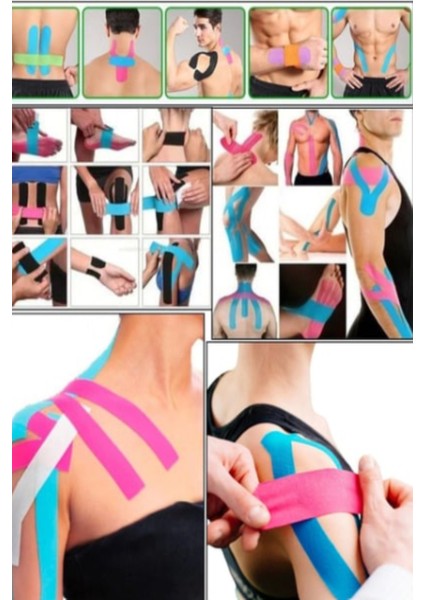 Kinezyo Mavi Renk Kinezyo Sporcu Bandı Ağrı Bandı 5 Metre x 5 cm fiyatları