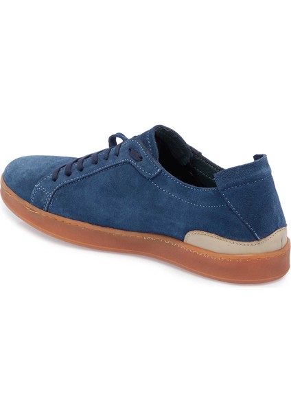 Mavi Hakiki Süet Deri Erkek Sneaker - E24I1AY56834-C31