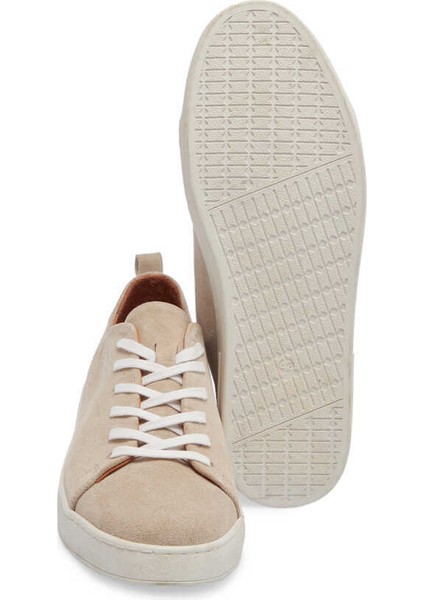 Bej Hakiki Deri Erkek Sneaker - E24I1AY56830-B79