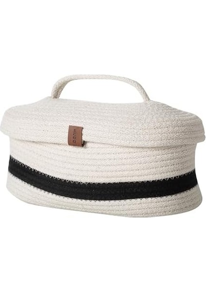 Concept Venus Oval Düzenleyici Sepet Siyah Ekru 30X13X11 modelleri