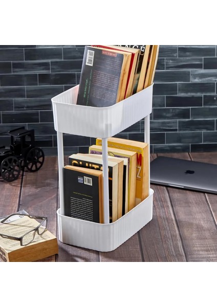 Katlı Çok Amaçlı Raf Kitaplık Organizer Düzenleyici
