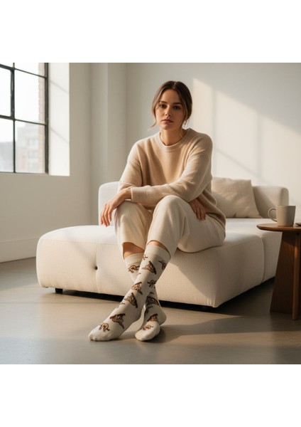 Sloth Socks – Desenli Unisex Soket Çorap