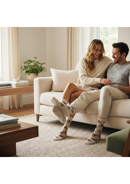 Sloth Socks – Desenli Unisex Soket Çorap