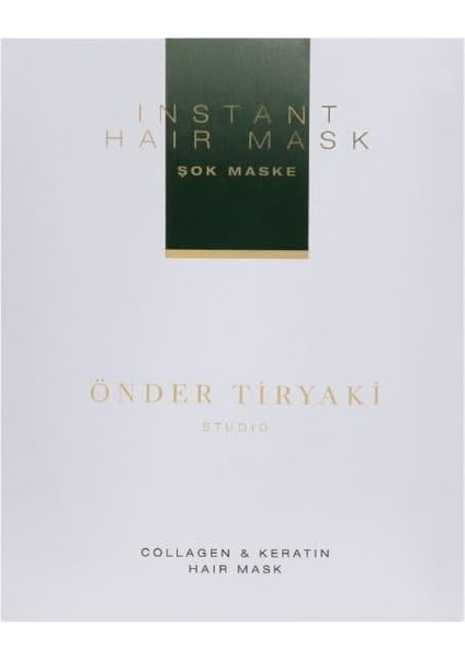 Önder Tiryaki Kolajen ve Keratin Şok Saç Maskesi (6 x 50ML)