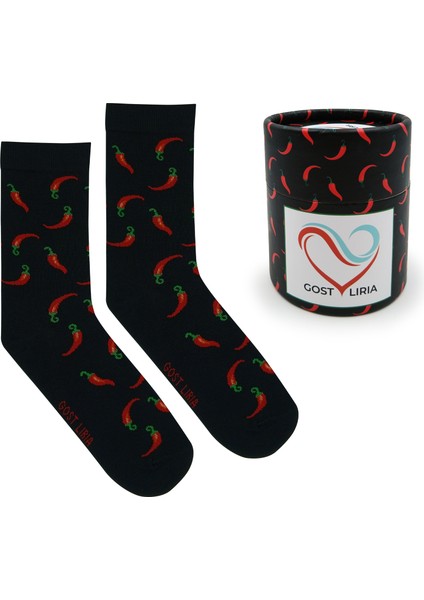 Pepper Socks – Desenli Unisex Soket Çorap