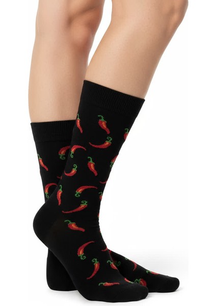 Pepper Socks – Desenli Unisex Soket Çorap fırsatları