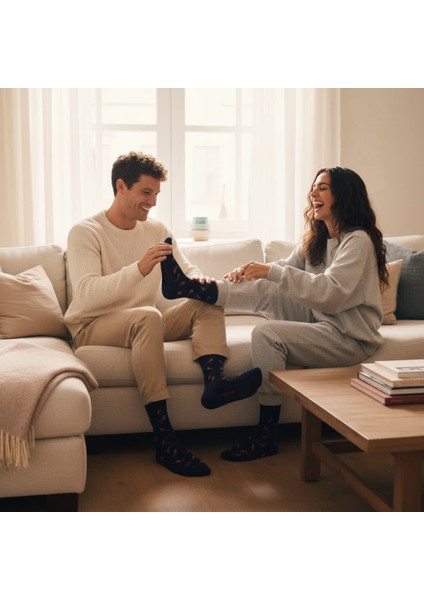 Pepper Socks – Desenli Unisex Soket Çorap