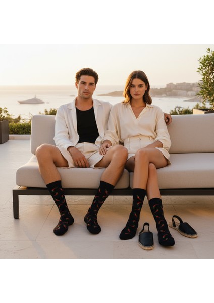Pepper Socks – Desenli Unisex Soket Çorap