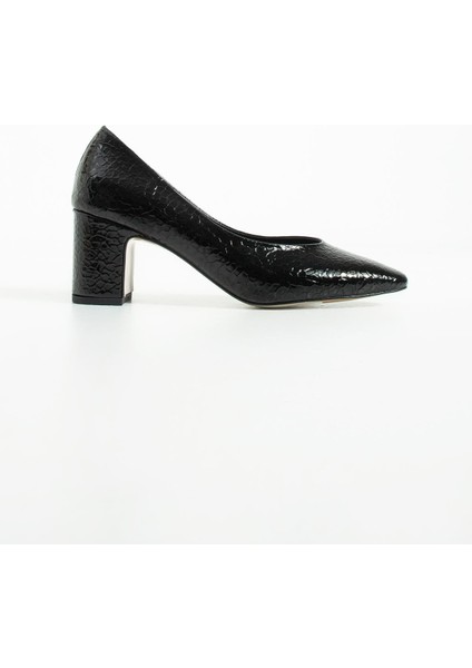 Kadın Günlük Topuklu Ayakkabı Feza - Siyah modelleri