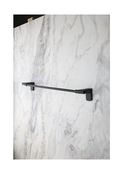 F1 Model Paslanmaz Siyah Uzun Havluluk, Havlu Askısı 40 cm 5 Yıl fiyatları