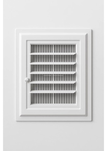 Plastik Wc Havalandırma Menfezi, Montajlı, Sinek Böcek Geçirmeyen Yapı, Çift Taraflı Kullanılabilir, Buhar ve Nem Önleyici, Panjur Sistemli, Estetik Tasarım (35X45 Cm)