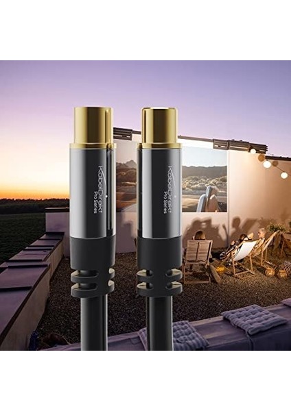 – 4K Anten Kablosu, Koaksiyel Kablolar – 2m – Dijital ve Analog Tv Için Tv Kablosu, Metal Konnektörler – 0,5-20M Arasında Mevcut (Fişten Dişi Uca, Dvb-C/dvb-T/dvb-S Için, Siyah) fiyatları