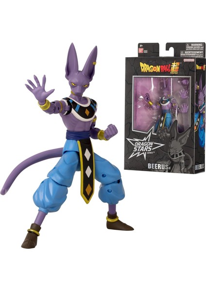Beerus - 16 cm Dragon Ball Dragon Yıldızları Poz Verilebilir Figürleri