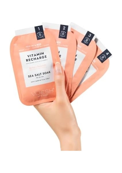 Voesh Pedi In A Box Deluxe 4 Adımlı Pedikür Seti Vitamin modelleri