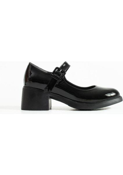 Kadın Bantlı Günlük Topuklu Ayakkabı Elda - Siyah modelleri