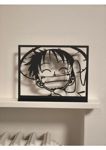 CRAFTSY3D Luffy Portre Diorama – One Piece Temalı 3D Baskı Dekoratif Tablo fiyatları
