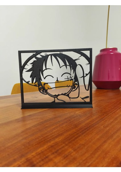 CRAFTSY3D Luffy Portre Diorama – One Piece Temalı 3D Baskı Dekoratif Tablo modelleri