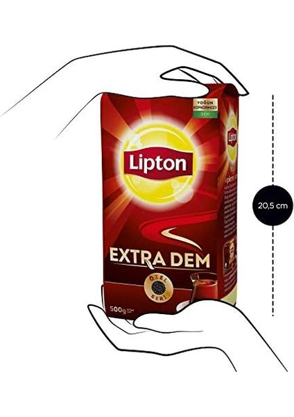 Lipton Siyah Inci Extra Dem Dökme Çay 500 gr