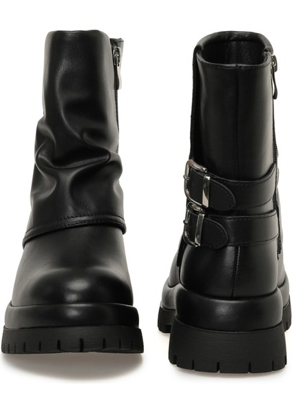 25K-8103 5pr Siyah Kadın Biker Bot indirimleri