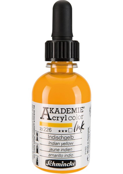 Akademie Akrilik Mürekkep 50 ml 226 Indian Yellow