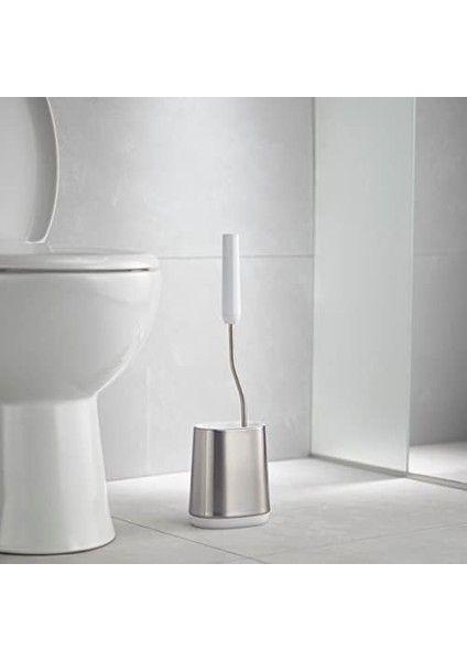 Lite - Saplı Silikon Tuvalet Fırçası, Esnek, Damlatmaz, Tıkanmaz Başlık, Paslanmaz Çelik fiyatları