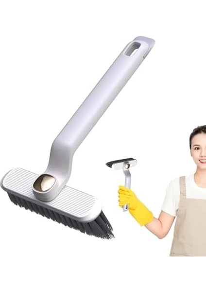 Çok Işlevli 360 Derece Dönebilen, Dar Alan Temizleme Fırçası, Sert Kıl, Ev Mutfak Tezgah Ocak Üstü Musluk Için Küçük Köşe Temizleme (Beyaz) fiyatları