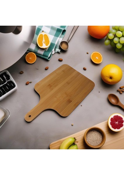 Bambu Kesme Tahtası Antibakteriel Yıkanabilir Doğrama Tahtası Dikdörtgen (40CM*25CM)