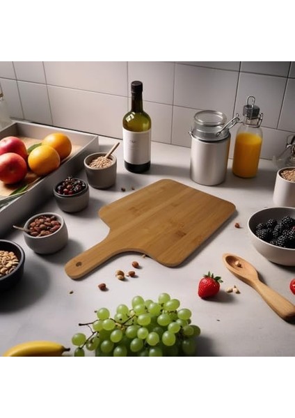 Bambu Kesme Tahtası Antibakteriel Yıkanabilir Doğrama Tahtası Dikdörtgen (40CM*25CM) modelleri