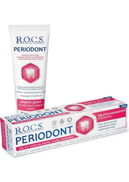 R.o.c.s. Perıodont Dişeti Bakımına Özel Diş Macunu (94G) modelleri