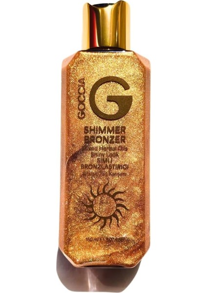 Goccia Shimmer Bronzer 150ML Simli Bronzlaştırıcı – Cildinizde Parlayan Güzellik, Işıltınızı Yansıtın modelleri