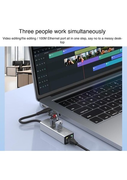 Type-C/lightning 8 Pin - Type-C- Usb-A Hub Genişletme Dönüştürücü Multi Functional Converter Type C +Lightning Wlan 2in1 Dönüştürücü USB Çoklayıcı (Siyah) modelleri