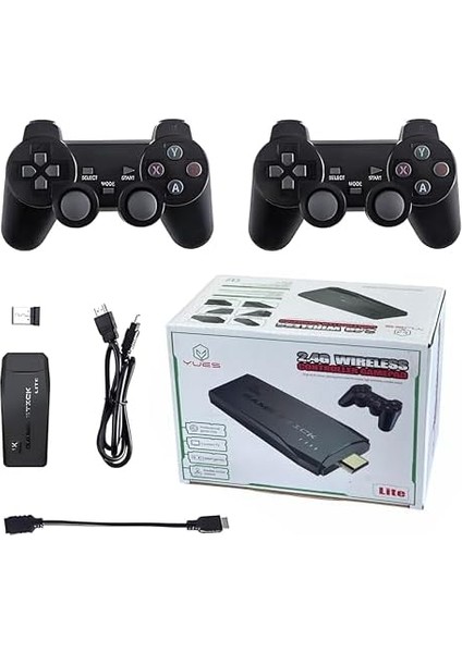 M8 Retro Oyun Konsolu – 4K HDMI Çıkışlı, 64 gb Oyun Yüklü – Çift Joystick – 8-Bit/16-Bit Klasikler – Aile ve Çocuklar Için Eğlence modelleri