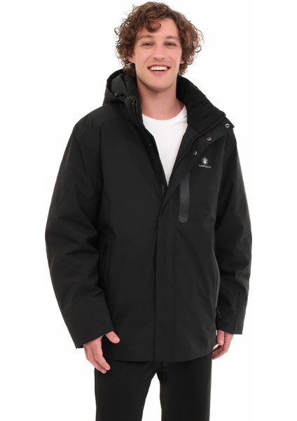 ml Lubeck 2kkb-03 5pr Siyah Erkek Kısa Kaban