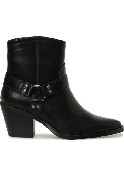 25K-8003 5pr Siyah Kadın Kovboy Bot