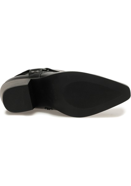 25K-8003 5pr Siyah Kadın Kovboy Bot