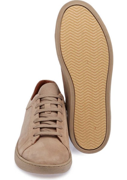 Vizon Hakiki Nubuk Deri Erkek Sneaker - E24I1AY56825-A65