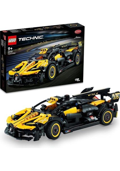 Bugatti Bolide 42151-9 Yaş ve Üzeri Çocuklar Için Oyuncak Yapım Seti (905 Parça)