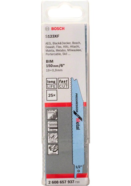 S 123 Xf Progressor For Metal 25'li