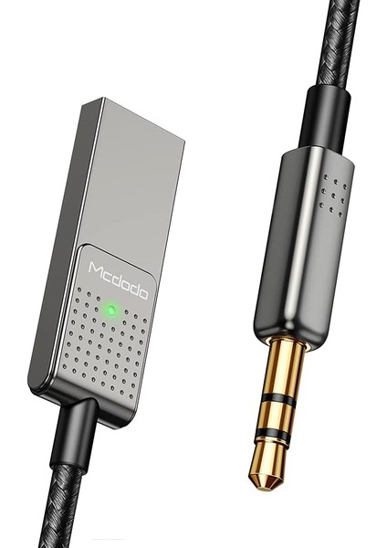 Bluetooth Car Receiver Aux, Gri