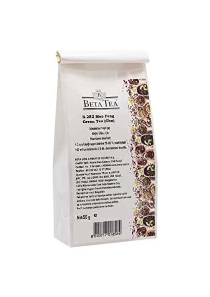 Beta Tea Mao Feng Green Tea (Chn) 50 gr - B.282 fiyatları