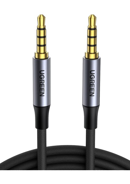 3.5mm Hi-Fi Erkek To Erkek Trrs Aux Ses ve Mikrofon Kablosu 2 Metre