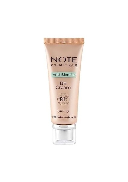 Note Anti-Blemish Bb Cream 02 Light Cream Spf 15 Akneye Yatkın Ciltler Bb Krem